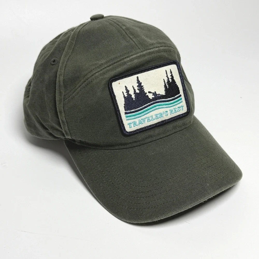 Richardson Outdoor 937 Olive Green 7-Panel Travelers Rest‎ Kayak Snapback Hat